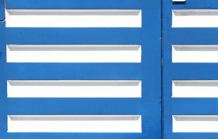 not created abstractions, curves, lines, patterns.detail of shuttersof a l house    a sunny summer dayの写真素材