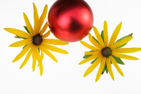 christmas decorations , balls and other decorations in denmarkの写真素材