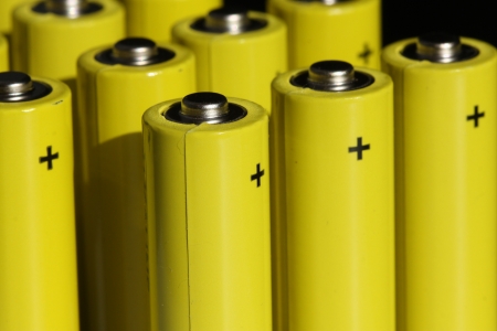 small electric batteries for household small appliancesの写真素材