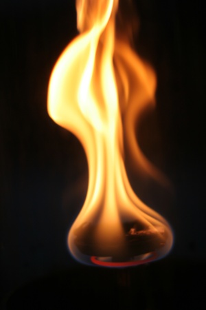 flame burning