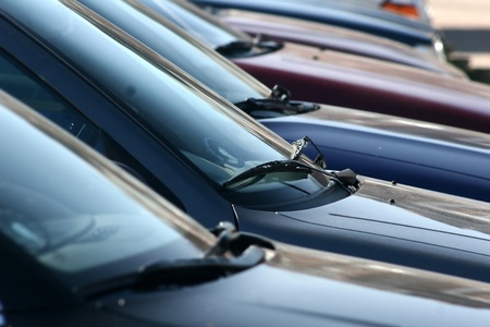 Cars on a parking