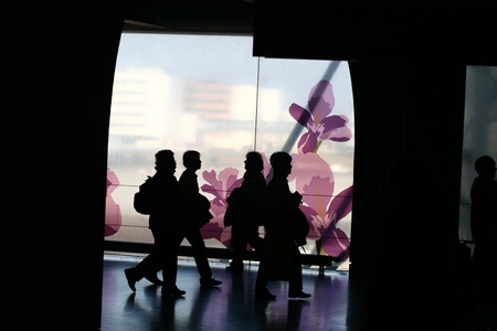 Airport in Paris Charles de Gaulle