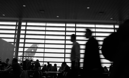 Airport in Copenhagenの写真素材