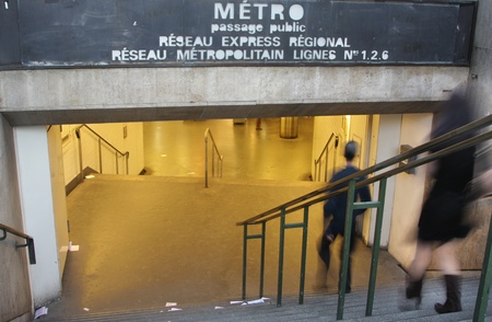 Metro in Parisのeditorial素材