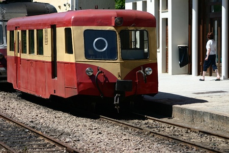Corsica, Balagne   The old train in the station