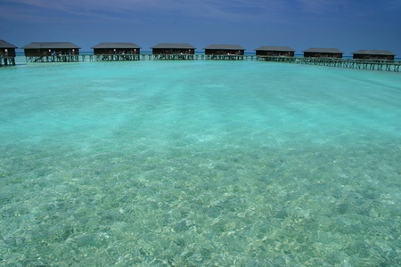 Sceneries from the maldivian islandsの写真素材