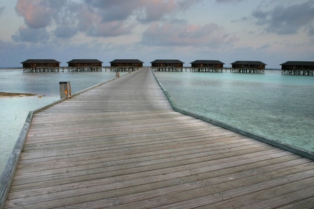 Sceneries from the maldivian islandsの写真素材