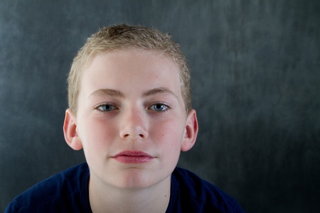 Kids portrait; shot in studioの写真素材