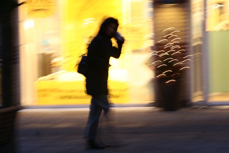 Crowd at night