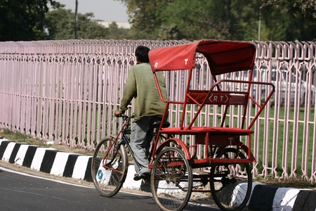 Transport in Newdehli Indiaのeditorial素材