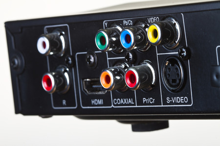 Close up pictures of electronics and other devicesの写真素材
