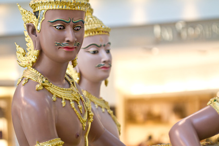Sceneries inside the Suvarnabhumi Airport in Bangkok