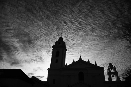 La Recoleta Cemetery in the Recoleta neighbourhood of Buenos Aires, Argentina. It contains the graves of notable people, including Eva Per?n.のeditorial素材