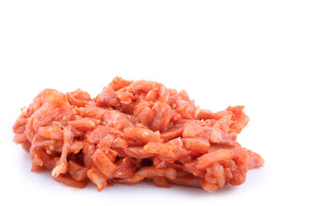 shawarma isolated on a white backgroundの写真素材