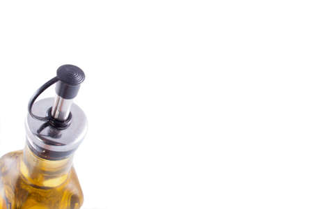olive oil in a bottleの写真素材
