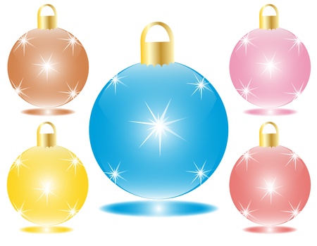 Christmas Bulbのイラスト素材
