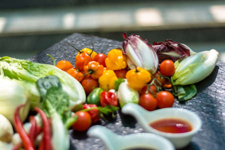 Vegetables and fruitsの写真素材