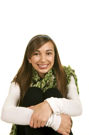 Sweet Smiling Teenagerの写真素材