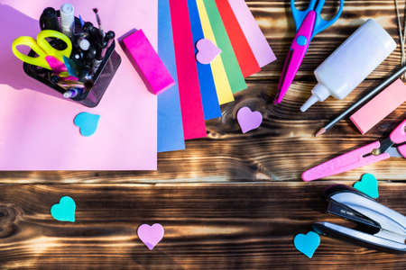 Step by step tutorial on making a colored cardboard greeting card. How to make a paper card with...