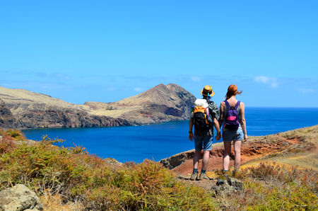 Travel Adventure Couple Landscape Journey trip girl boyの写真素材