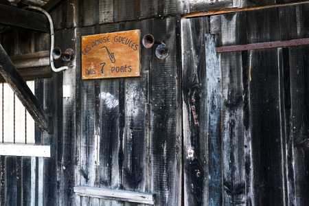 Fishing village of the port of Larros, Gujan-Mestras on the Arcachon Basin