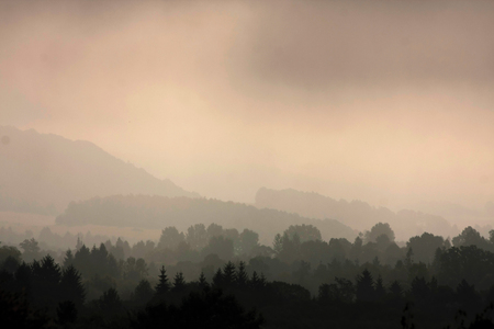 An enchanted morning somewhere in the low mountains