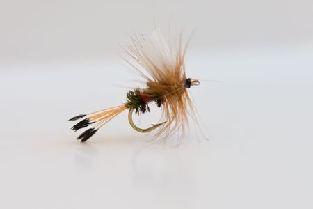 Fly-fishing lureの写真素材