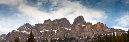 Castle Cliffs in Banff national parkの写真素材