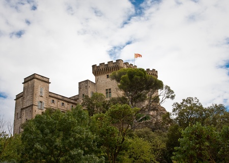 Barben is an historic castle in the south of Franceのeditorial素材