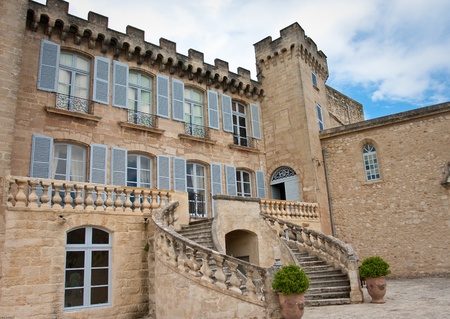 Barben is an historic castle in the south of Franceのeditorial素材