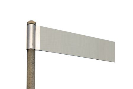 blank street sign - just add your own wordsの写真素材