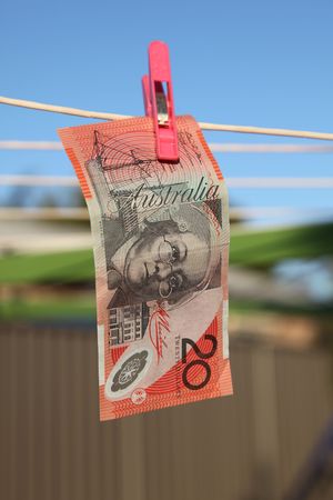 Money Laundering - Australian $20 note.