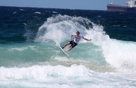 MEREWETHER BEACH - MARCH 12: Michael Spencer of Australia participates 4 star WQS Surfest...