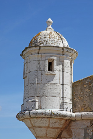 One of the turrets of the Forte da BandeiraLagos Portugalの写真素材