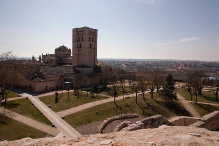 Zamora medieval Castleの写真素材