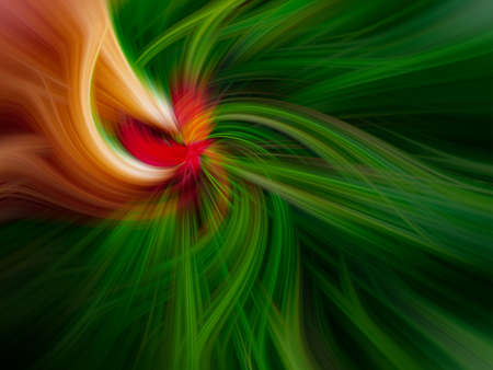 Abstract background wallpaper green and orange color decorative. Magic conceptの写真素材