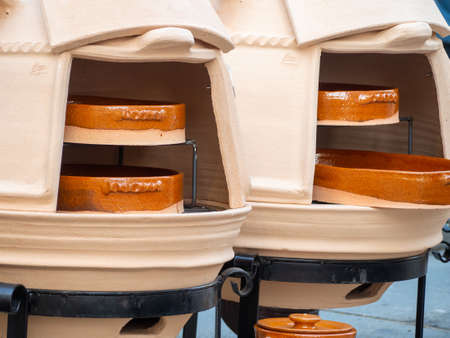 pottery articles made by artisans by hand.の写真素材
