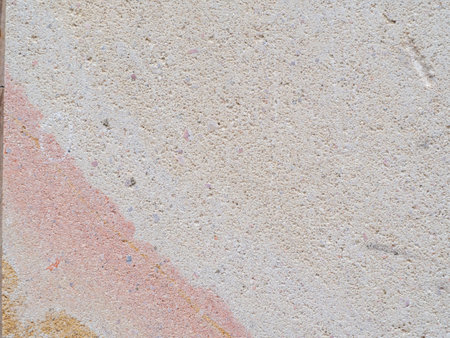 Striped old light brown concrete surface, detail stone, abstract backgroundの写真素材
