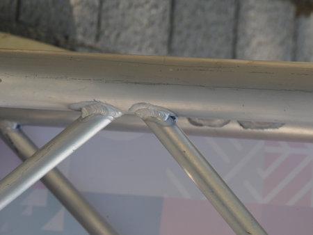welded metal structure. Concept of engineering and architectureの写真素材