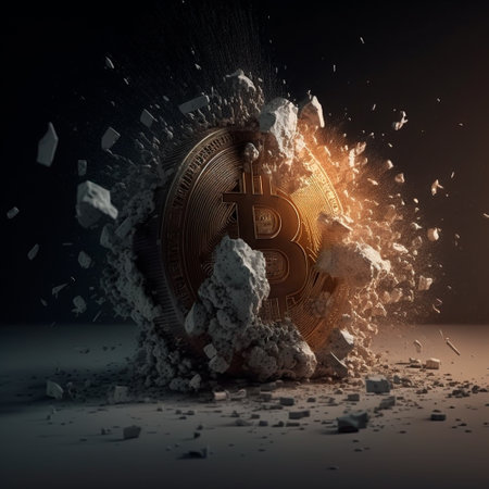 GENERATIVE AI, GENERATIVE, AI, bitcoin collapsingの素材