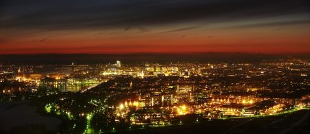 Stockholm in the nightの写真素材