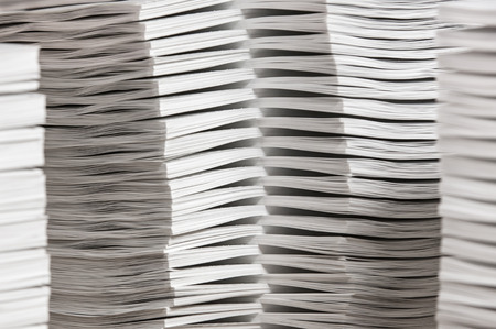 Stacks of paper