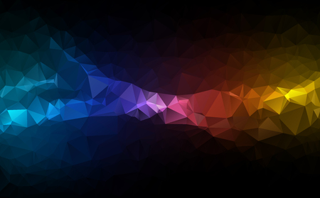 abstract background consisting of trianglesのイラスト素材