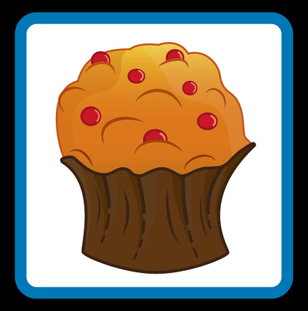Cupcake picture.のイラスト素材