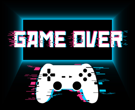 Conceptual abstraction of a modern wireless controller. Realistic Mock-up of Modern Wireless Game . Vector lustrasionの写真素材