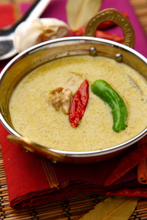 Thai green curryの写真素材