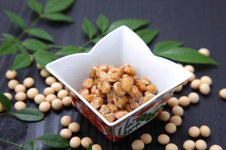 Japanese traditional food \"NATTO\"の写真素材