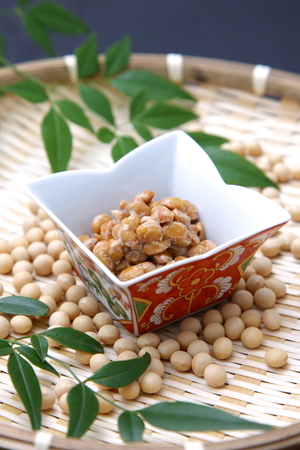 Japanese traditional food \"NATTO\"の写真素材
