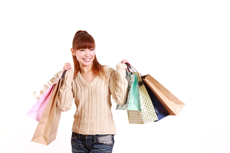 Shopping addictionの写真素材