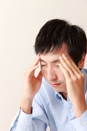 depressed manの写真素材